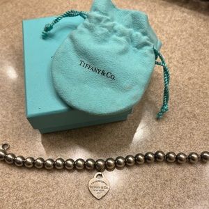 Tiffany’s Bead Bracelet with Heart Tag